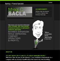 Resume Website Sample3